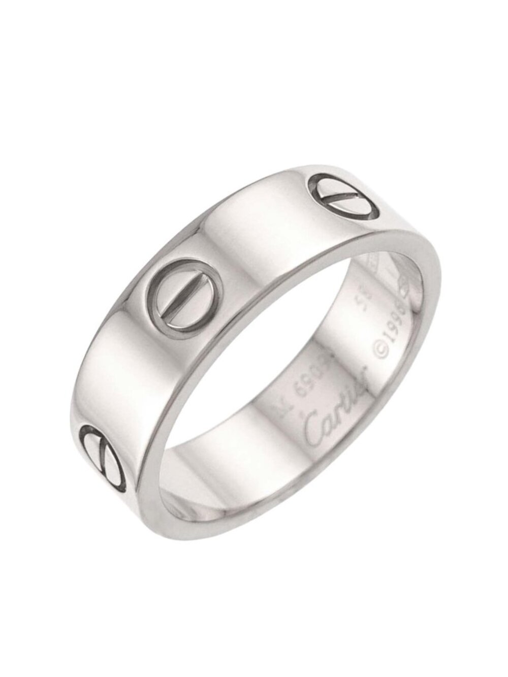 Cartier Love 58 Ring 18k White Gold 750